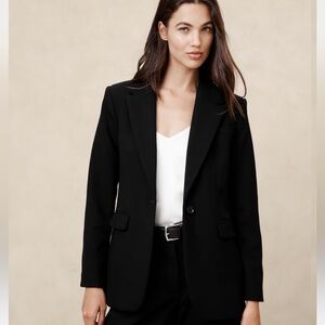 Banana Republic Long and Lean Black Blazer